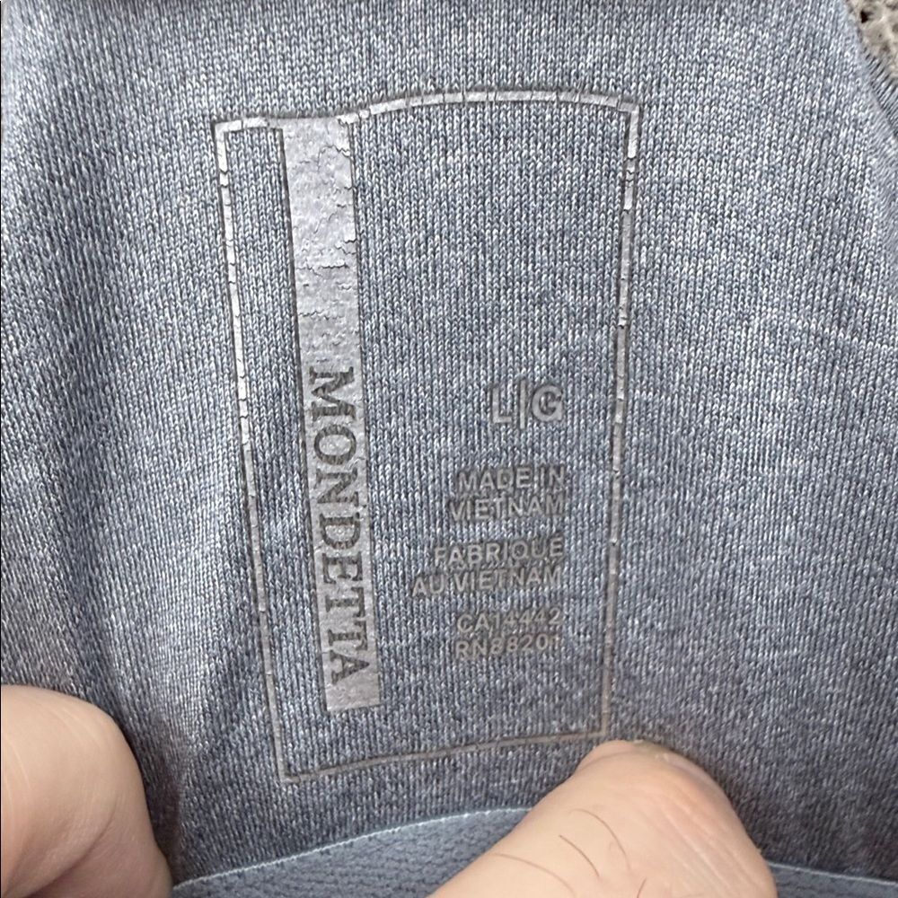 Mondetta Running Gray and Black Striped Women's Tank Top - Picture 5 of 6